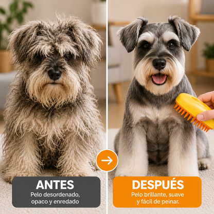 Cepillo para mascotas 3 en 1