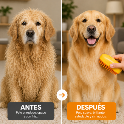 Cepillo para mascotas 3 en 1
