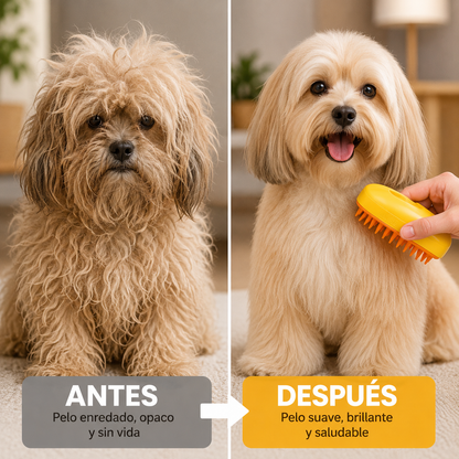 Cepillo para mascotas 3 en 1